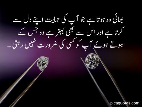 Brother quotes in urdu